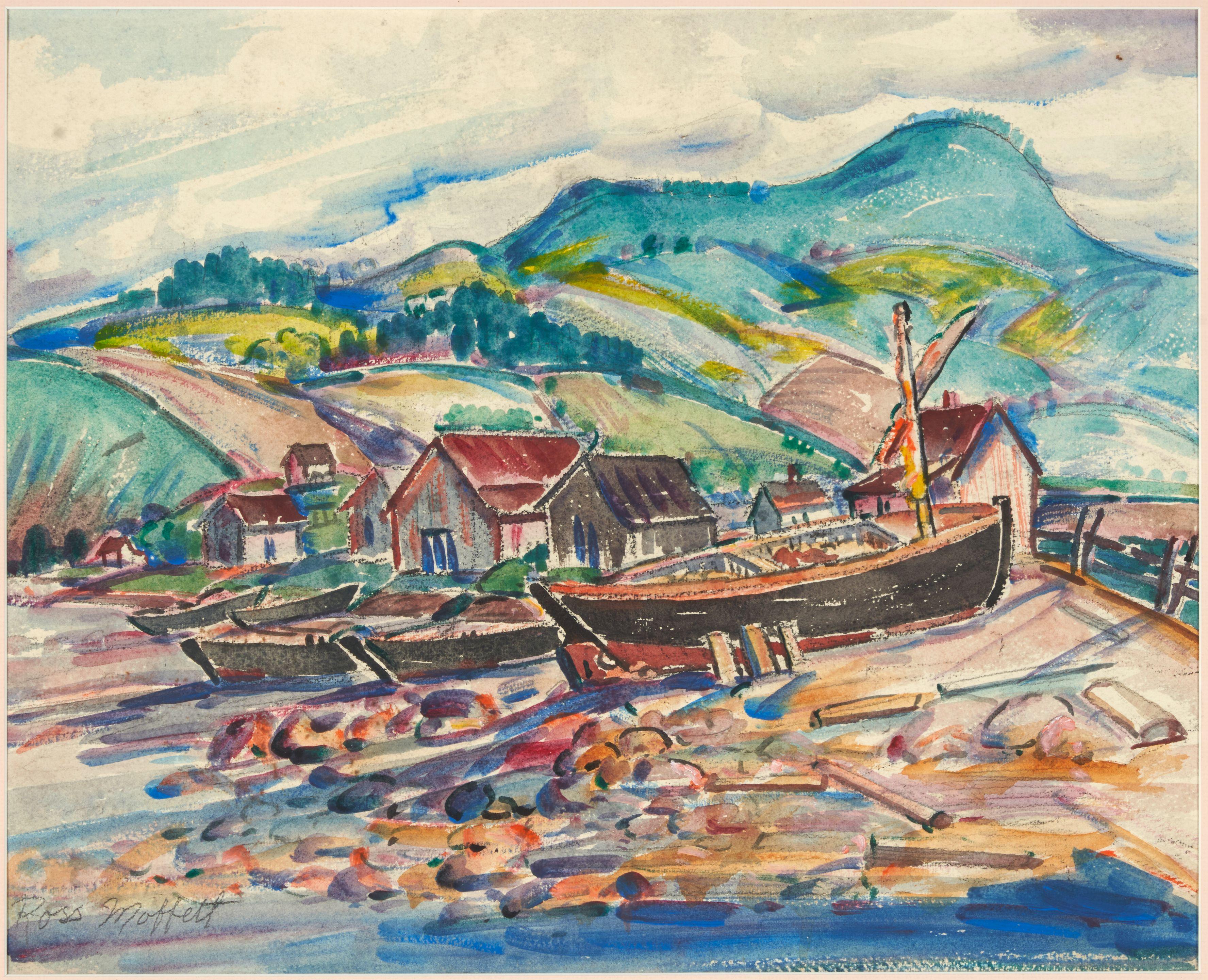 Ross E. Moffett - A Harbor View