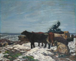 Ross E. Moffett - Cattle on the Moors