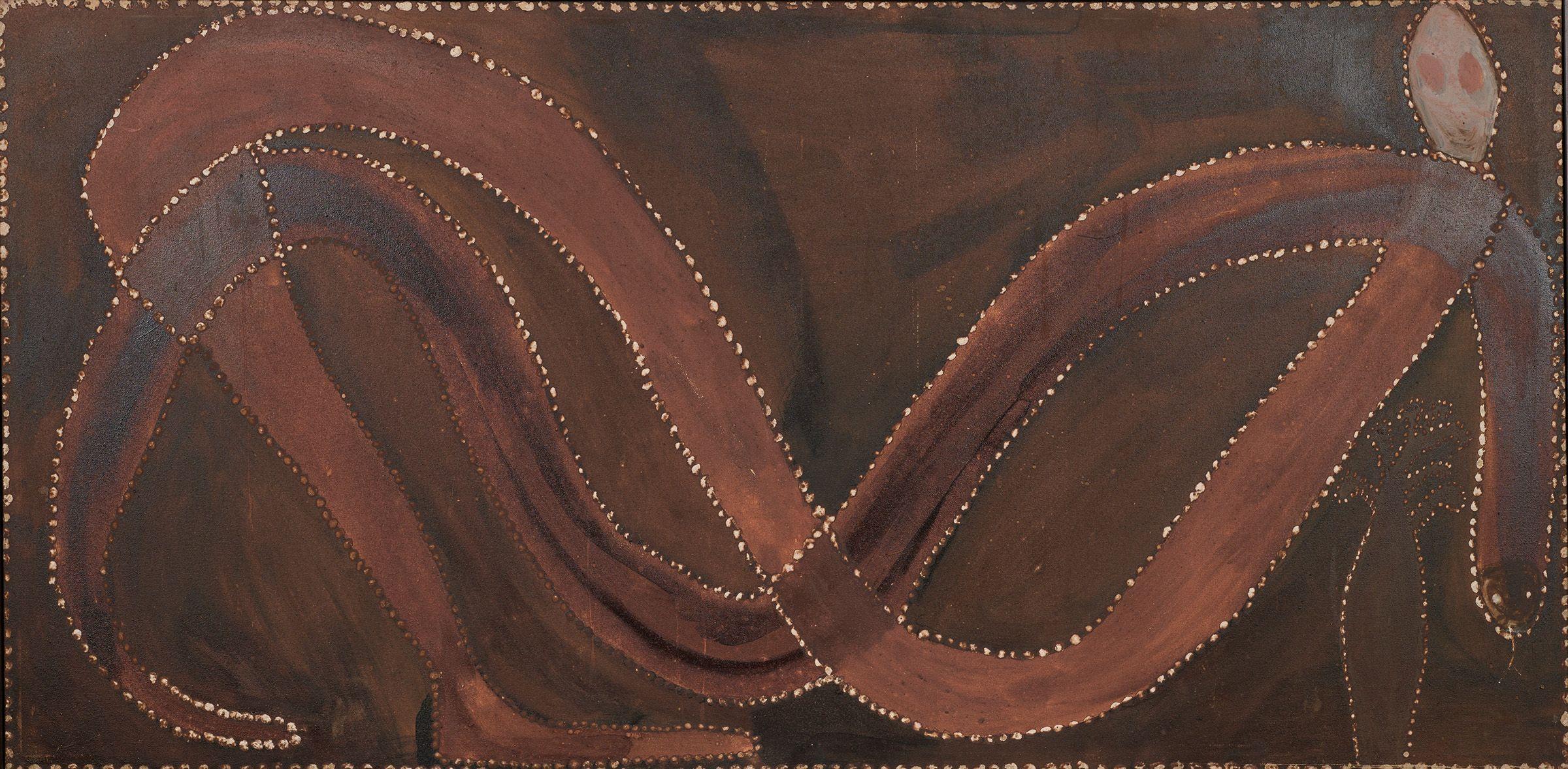 Rover Thomas - Untitled (The Serpents - Juntarkal And Wungurr), 1987