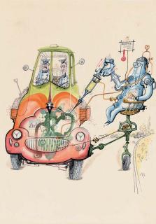 Rowland Emett - The Rolls Royce submarine car