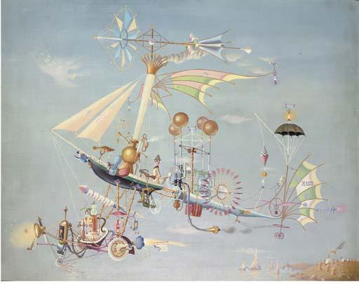 Rowland Emett - The Shell X100 By-Plane