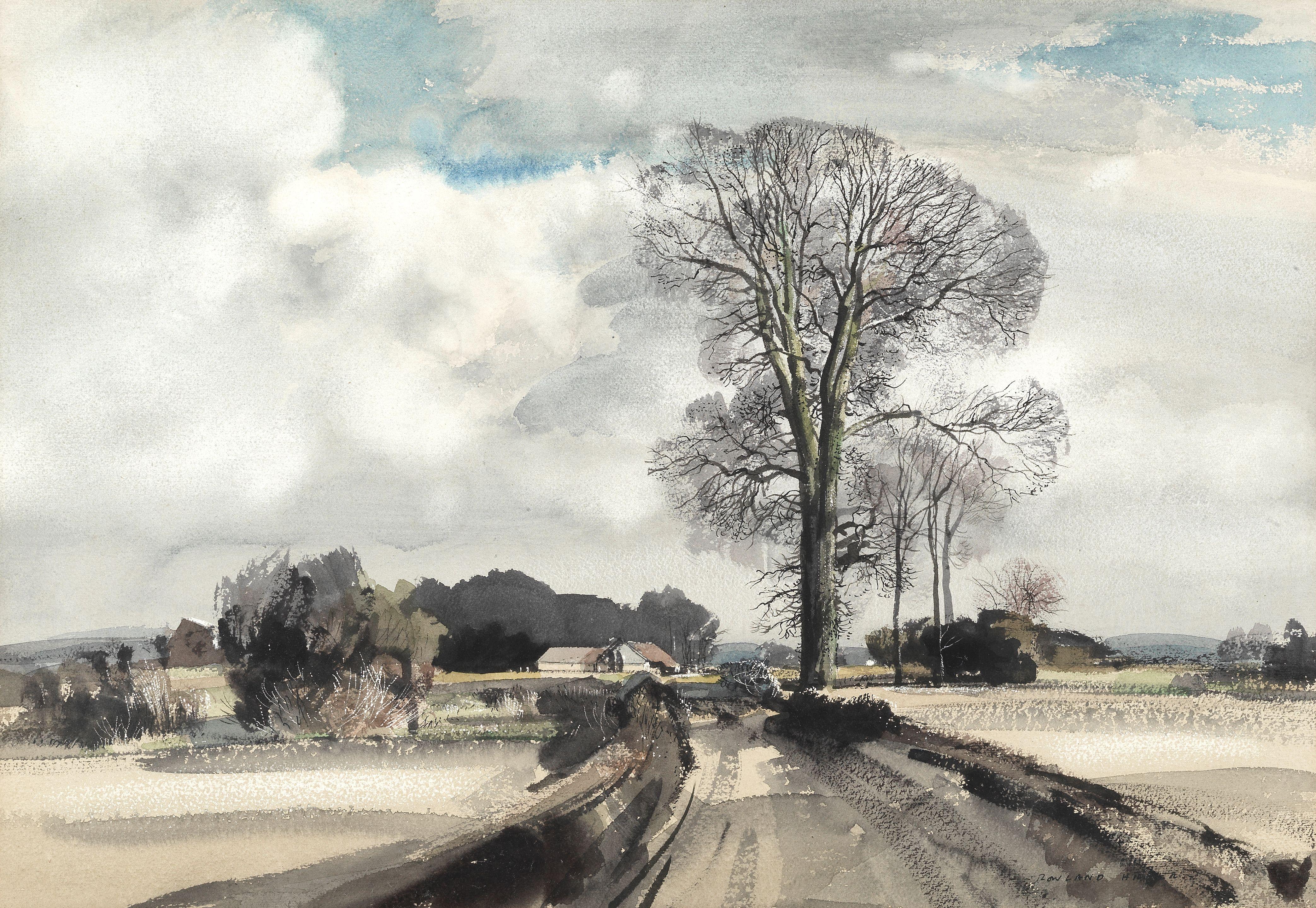Rowland Hilder - Road To The Farm