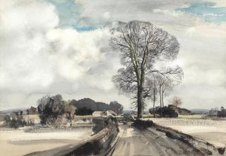 Rowland Hilder - Road To The Farm