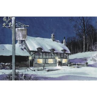 Rowland Hilder - Whitbread Stout At The Cross Keys