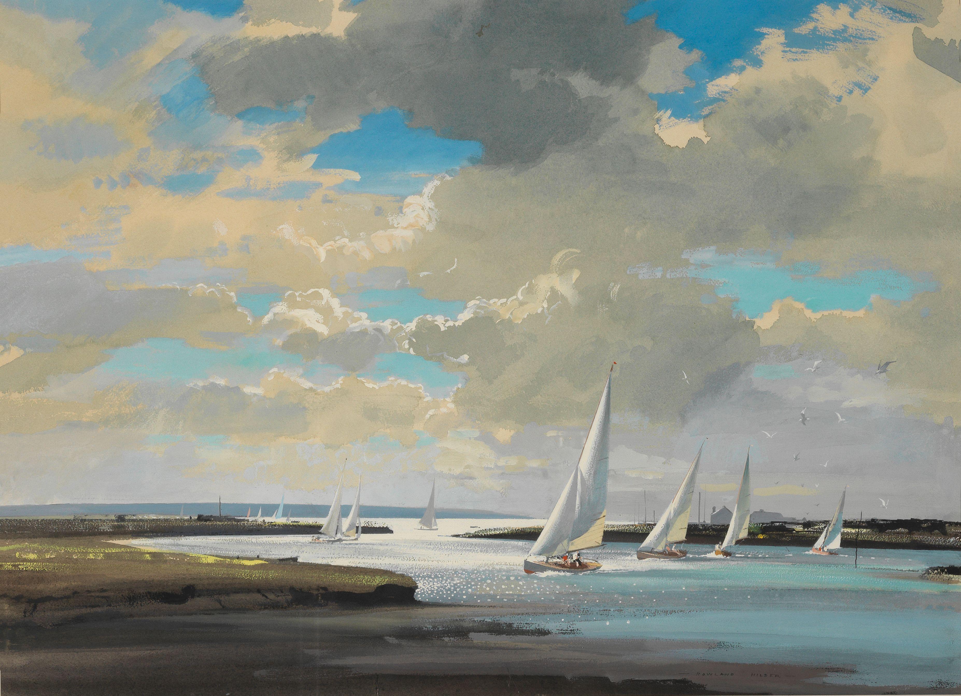 Rowland Hilder - Yachts