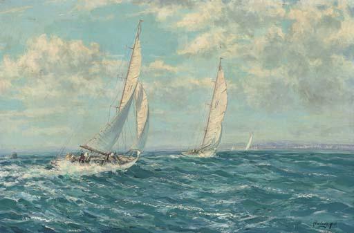 Rowland Hill - Rounding the buoy off Cowes