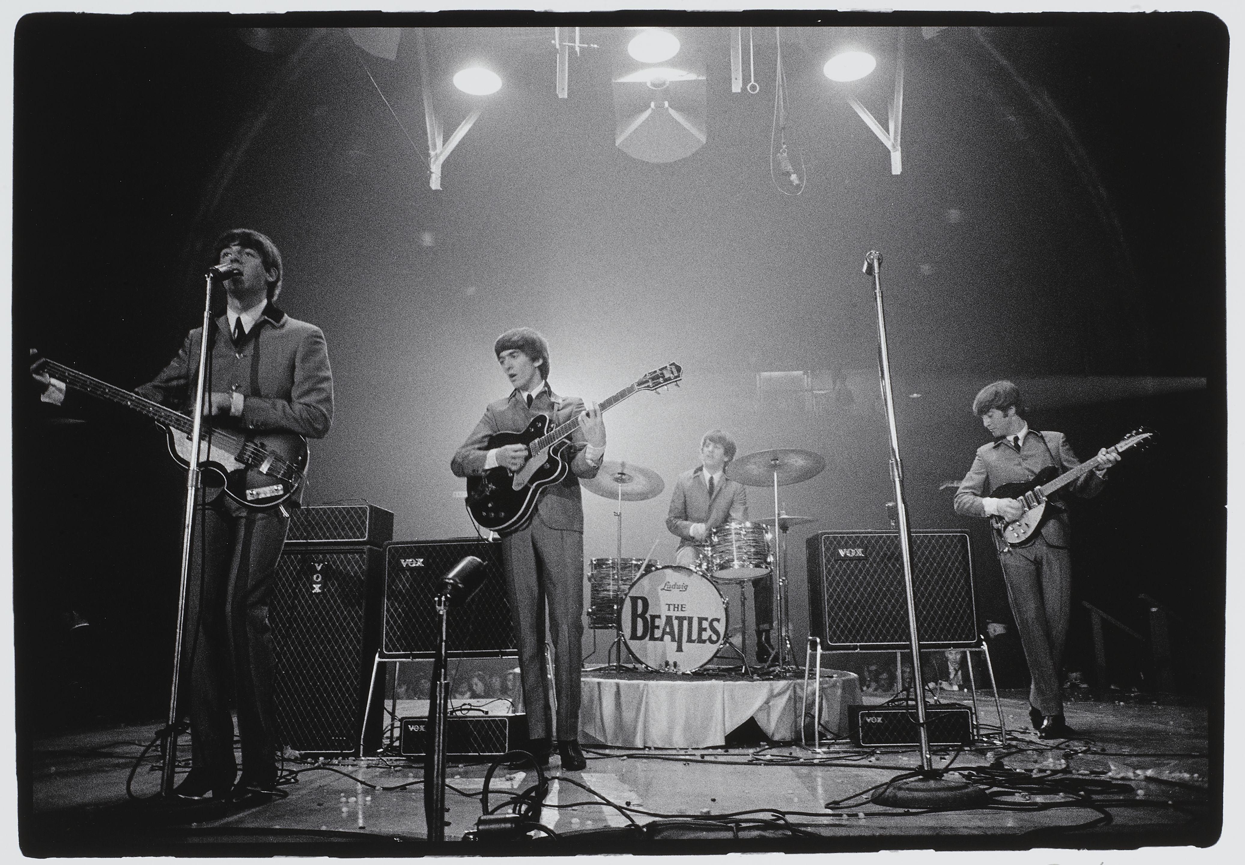 Rowland Scherman - The Beatles\' first concert in America, Washington, DC, 1964