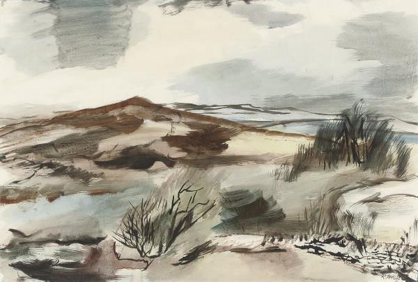 Rowland Suddaby - A hill in Yorkshire