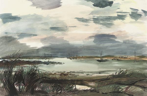 Rowland Suddaby - Mill Pool on the Stour, Suffolk; and Norfolk coast