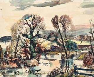 Rowland Suddaby - The Mill pond, Essex; and On the Moor, South Yorkshire