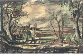 Rowland Suddaby - The Pond, Cornard, Suffolk