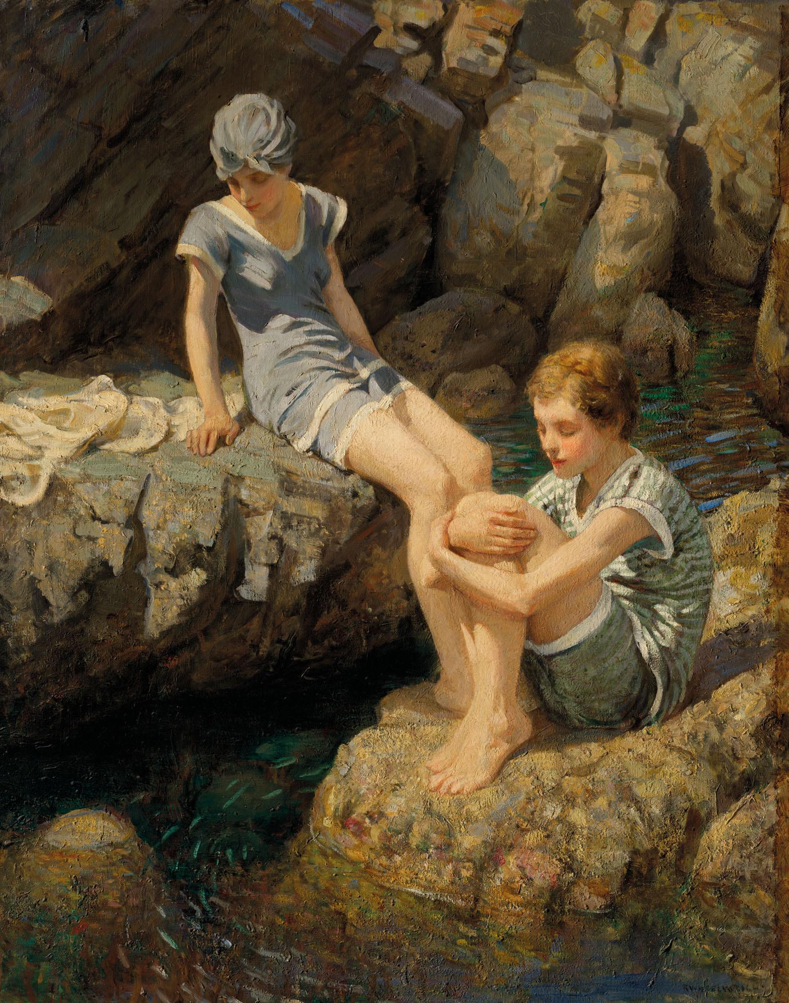 Rowland Wheelwright, R.B.A. - Little fishes