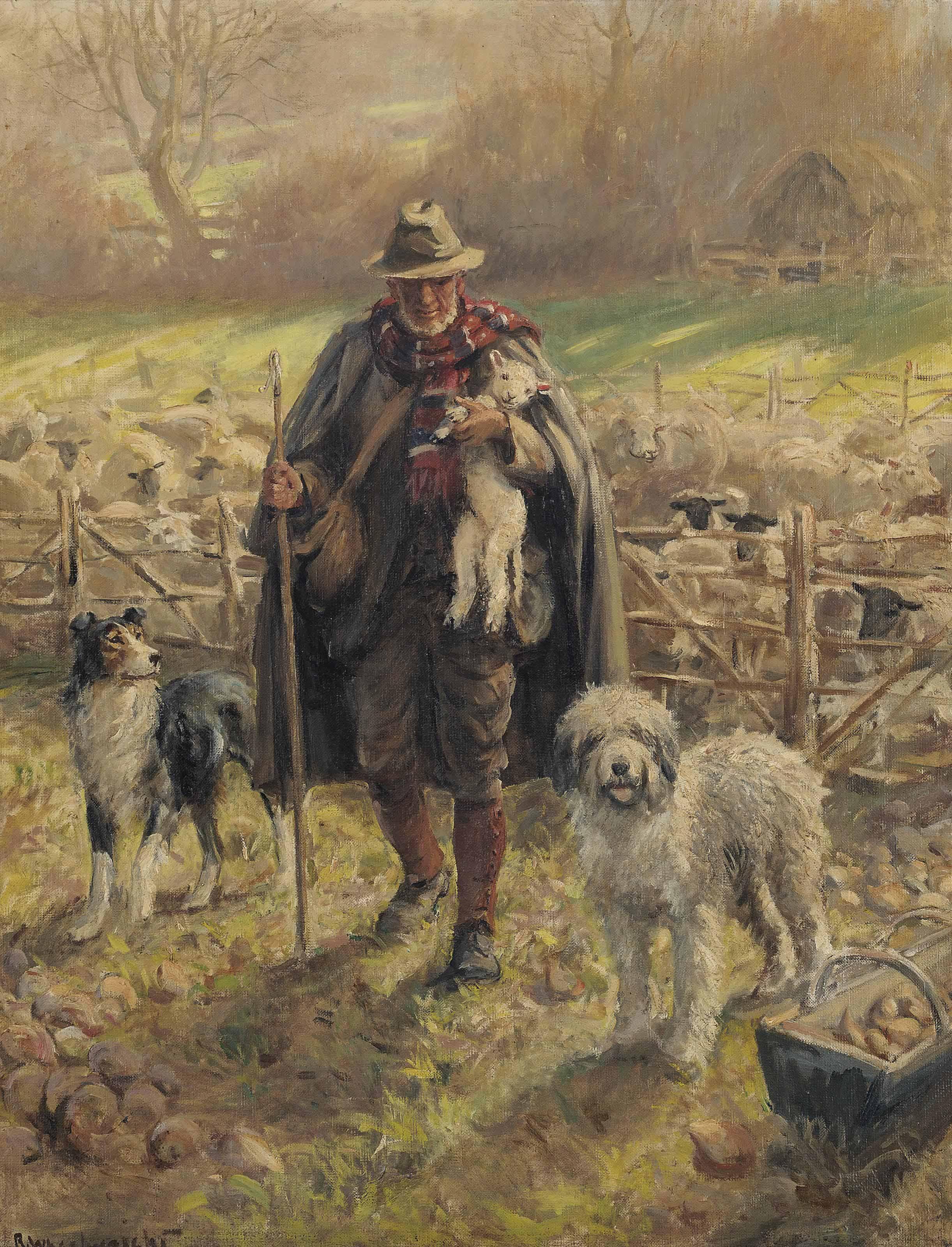 Rowland Wheelwright, R.B.A. - The new lamb