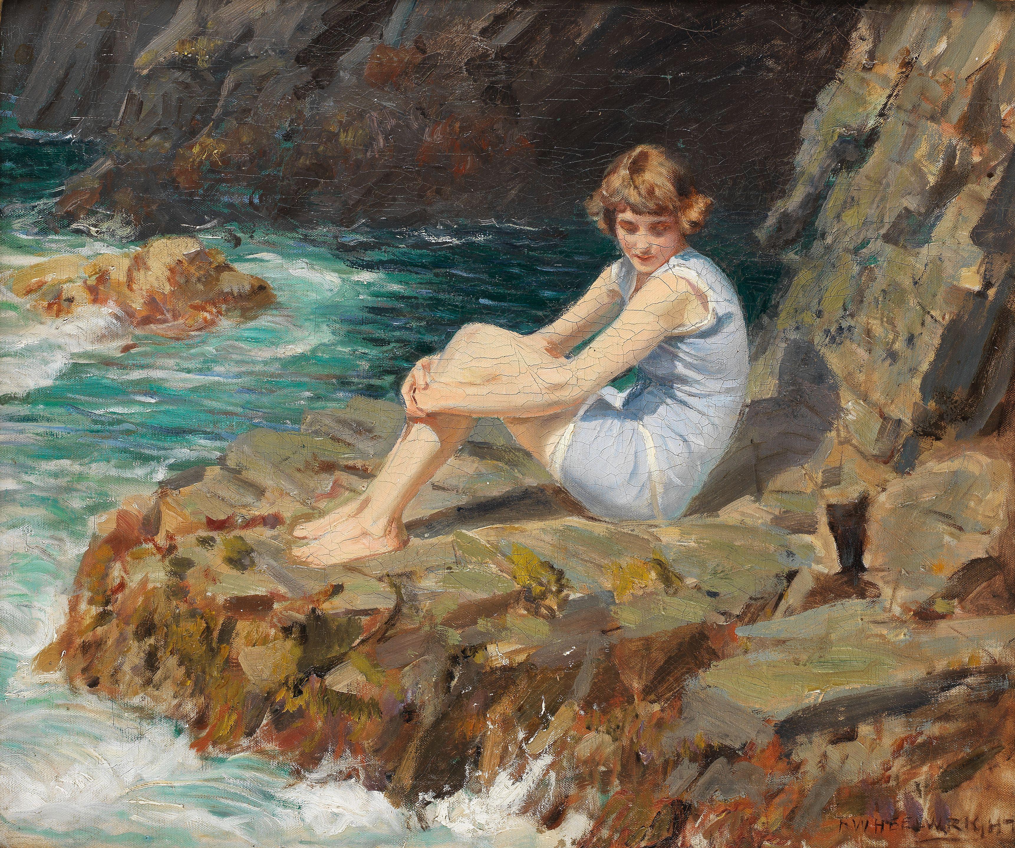 Rowland Wheelwright - The bather