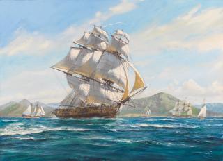 Roy Cross - Curieux on patrol in the Caribbean