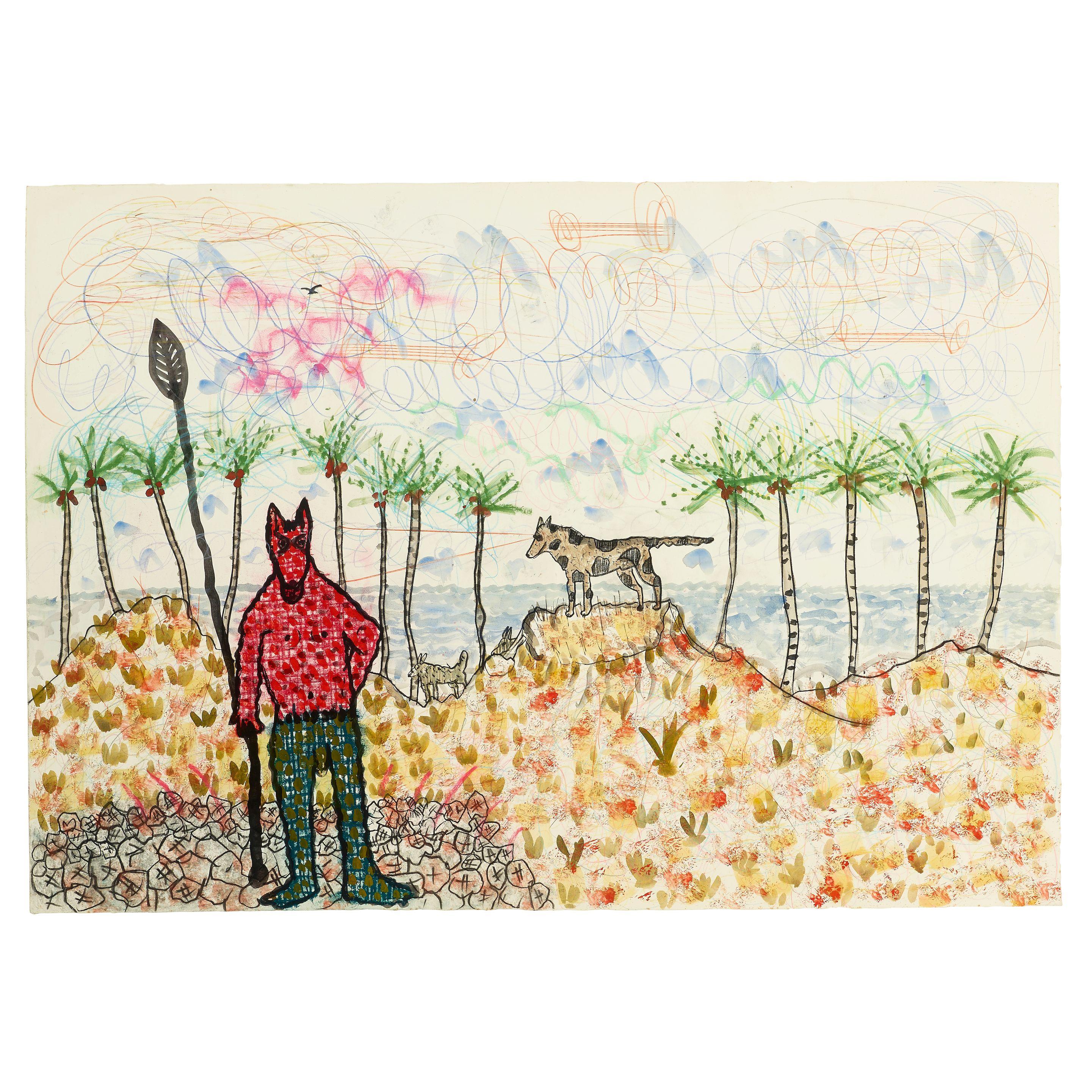 Roy De Forest - Untitled, 1985