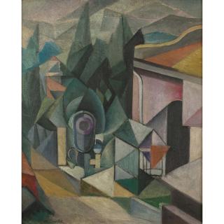 Roy de Maistre - Australian Train