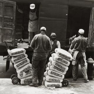 Roy Decarava - Cycle of Blue Collar Workers, New York, NY