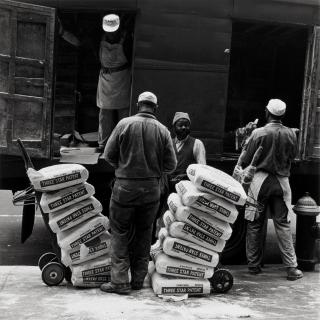 Roy DeCarava - Cycle of Blue Collar Workers, New York, NY