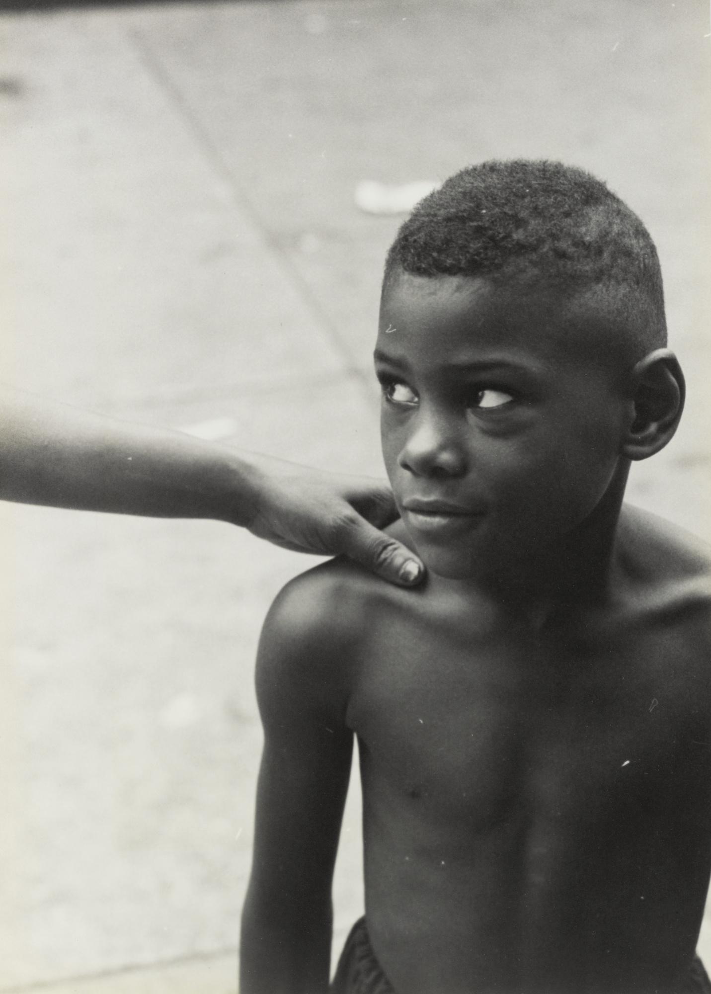 Roy DeCarava - \'Kids God Bless,\' From Belafonte, New York 19 (Boy With Woman\'S Hand On Shoulder)