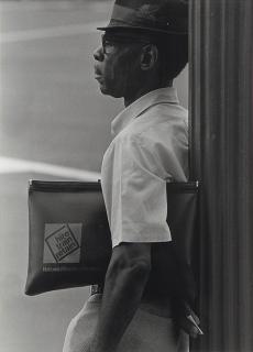 Roy Decarava - Untitled (Man with portfolio)
