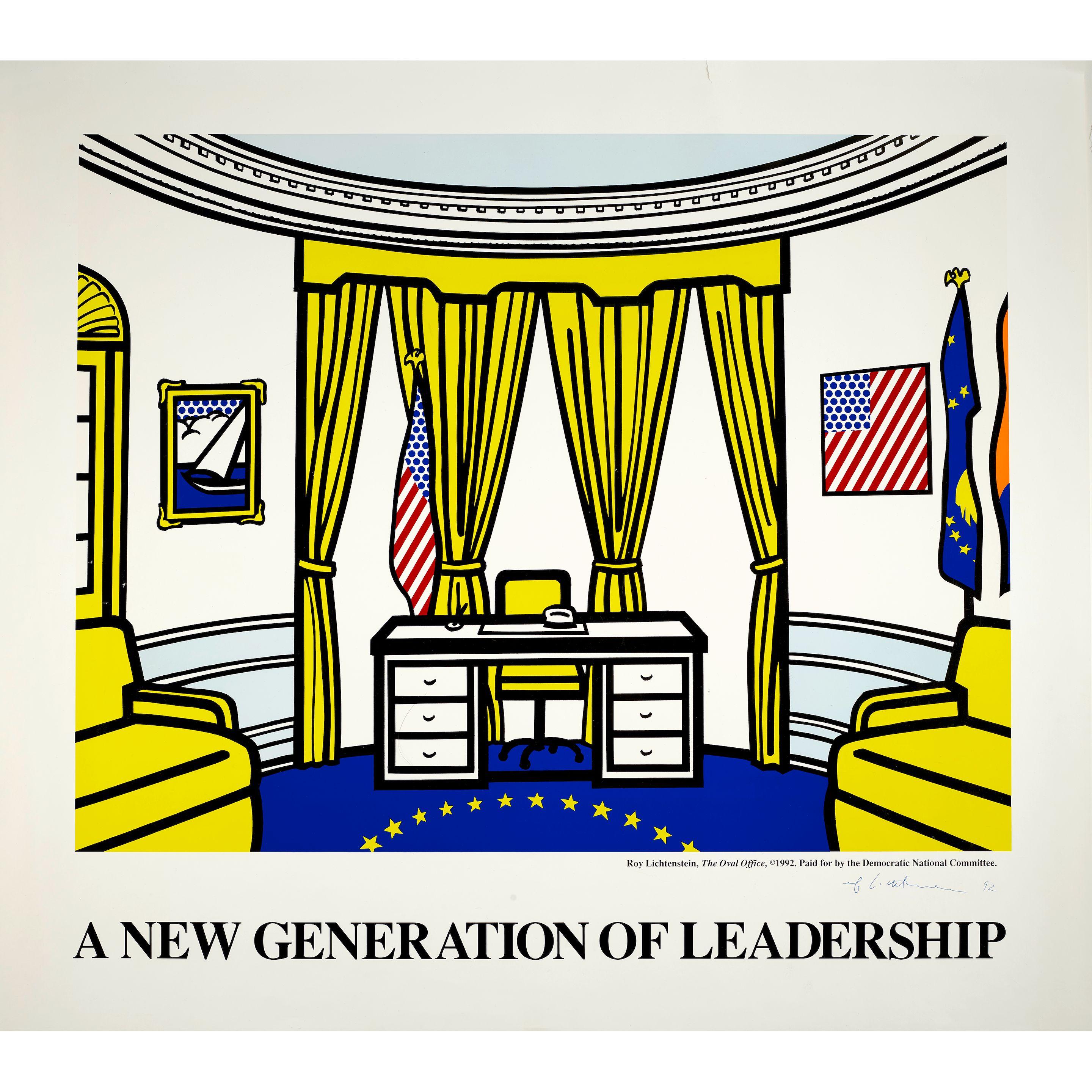 Roy Lichtenstein - A New Generation of Leadership (The Oval Office)