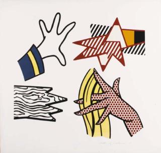 Roy Lichtenstein - A Study Of Hands (Corlett 191)