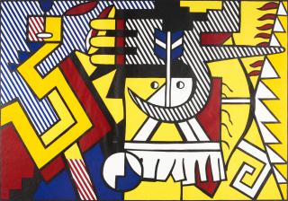 Roy Lichtenstein - American Indian Theme VI from the American Indian Theme Series