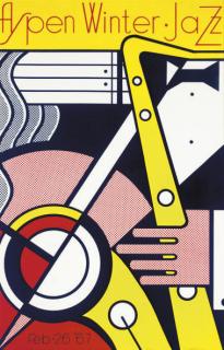 Roy Lichtenstein - Aspen Winter Jazz Poster (C. 44)