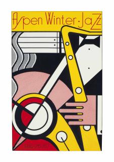 Roy Lichtenstein - Aspen Winter Jazz Poster