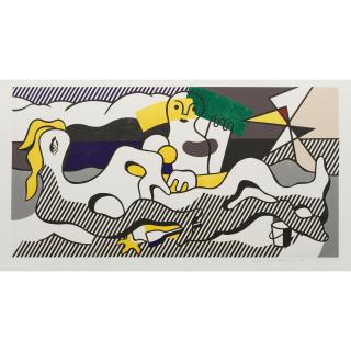 Roy Lichtenstein - At the Beach, from Surrealist Series