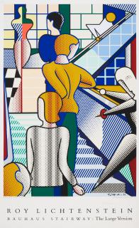 Roy Lichtenstein - Bauhaus Stairway: The Large Version