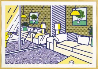 Roy Lichtenstein - Blue Floor, from the Interior Series (C. 254; G. 1506)