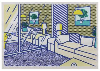 Roy Lichtenstein - Blue Floor