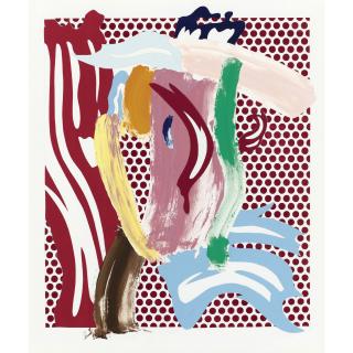 Roy Lichtenstein - Brushstroke Head