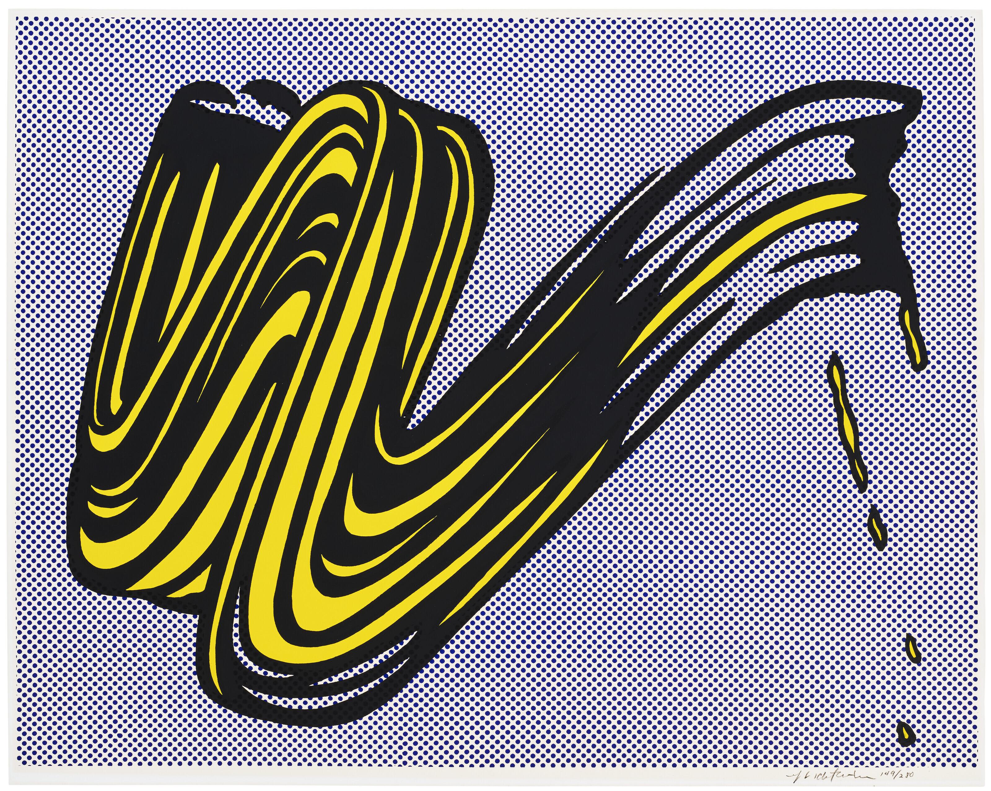 Roy Lichtenstein - Brushstroke