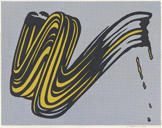 Roy Lichtenstein - Brushstroke