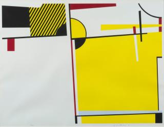 Roy Lichtenstein - Bull VI (RL 73-518) from the Bull profile series, 1973