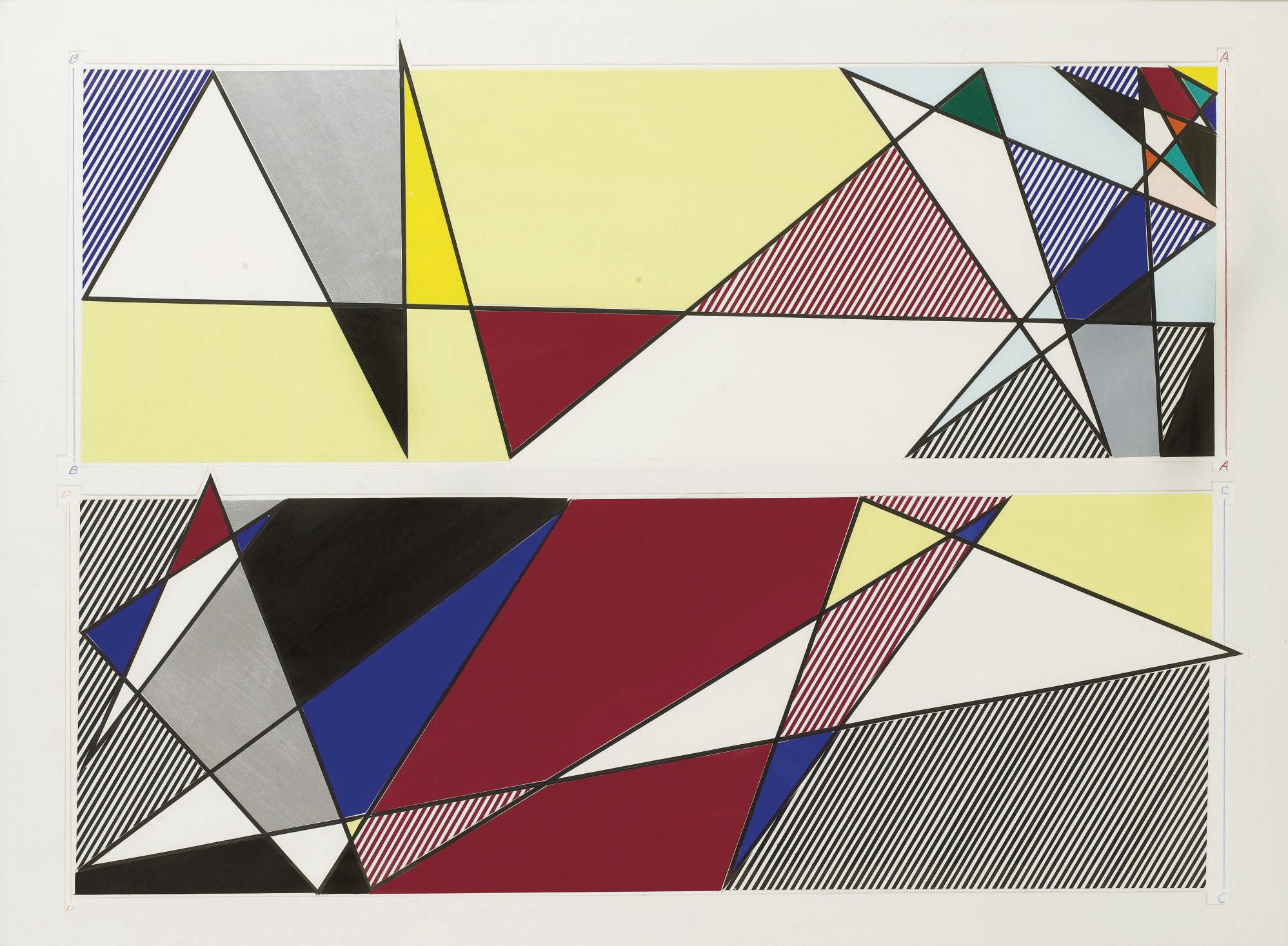 Roy Lichtenstein - Collage for Luna Luna project