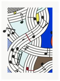 Roy Lichtenstein - Composition I