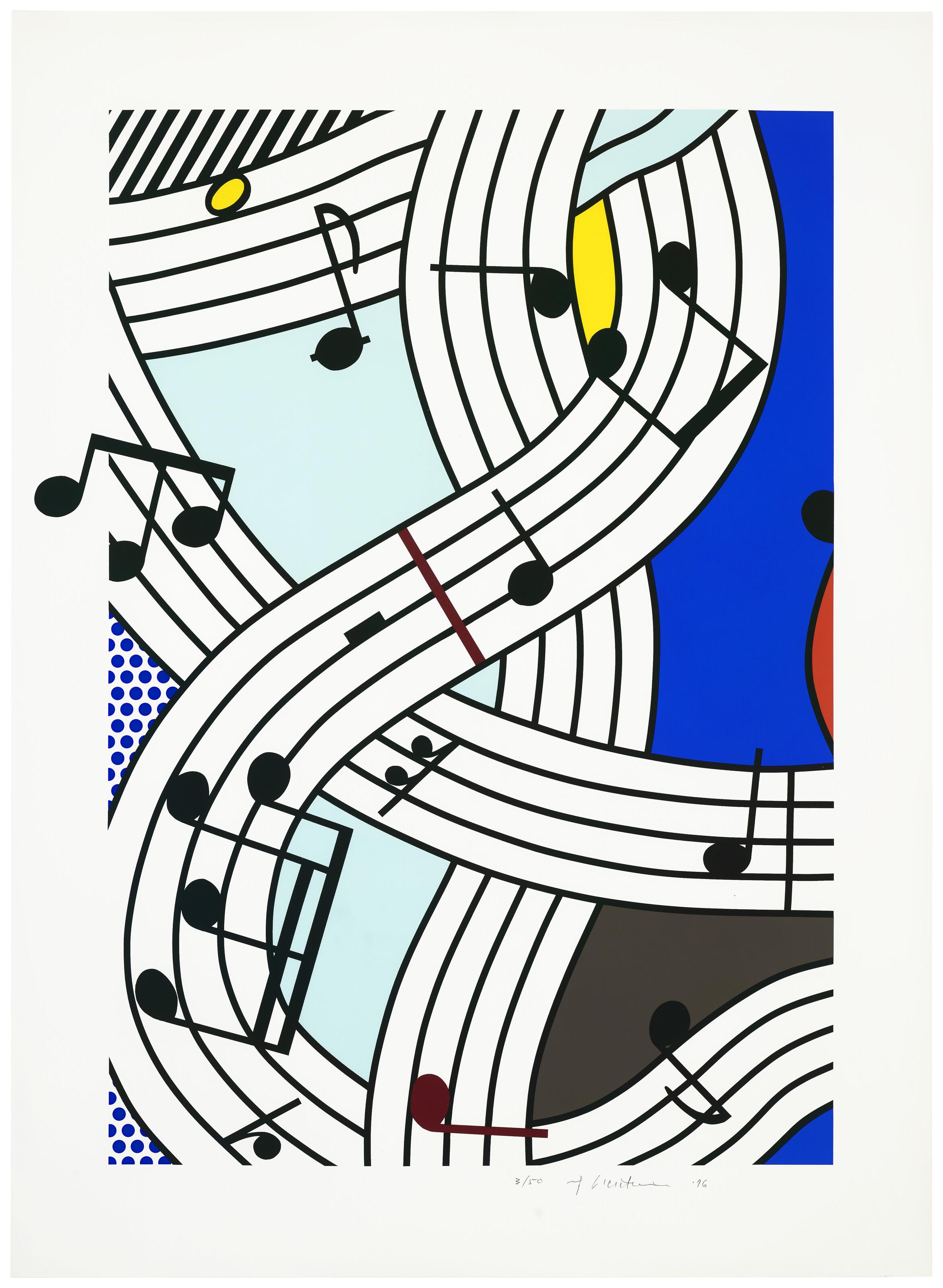 Roy Lichtenstein - Composition I
