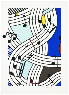 Roy Lichtenstein - Composition I