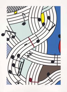 Roy Lichtenstein - Composition I