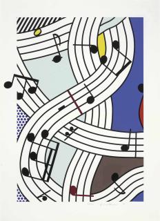 Roy Lichtenstein - Composition I