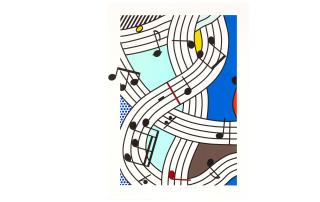 Roy Lichtenstein - Composition I
