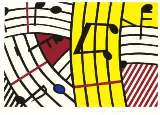 Roy Lichtenstein - Composition IV