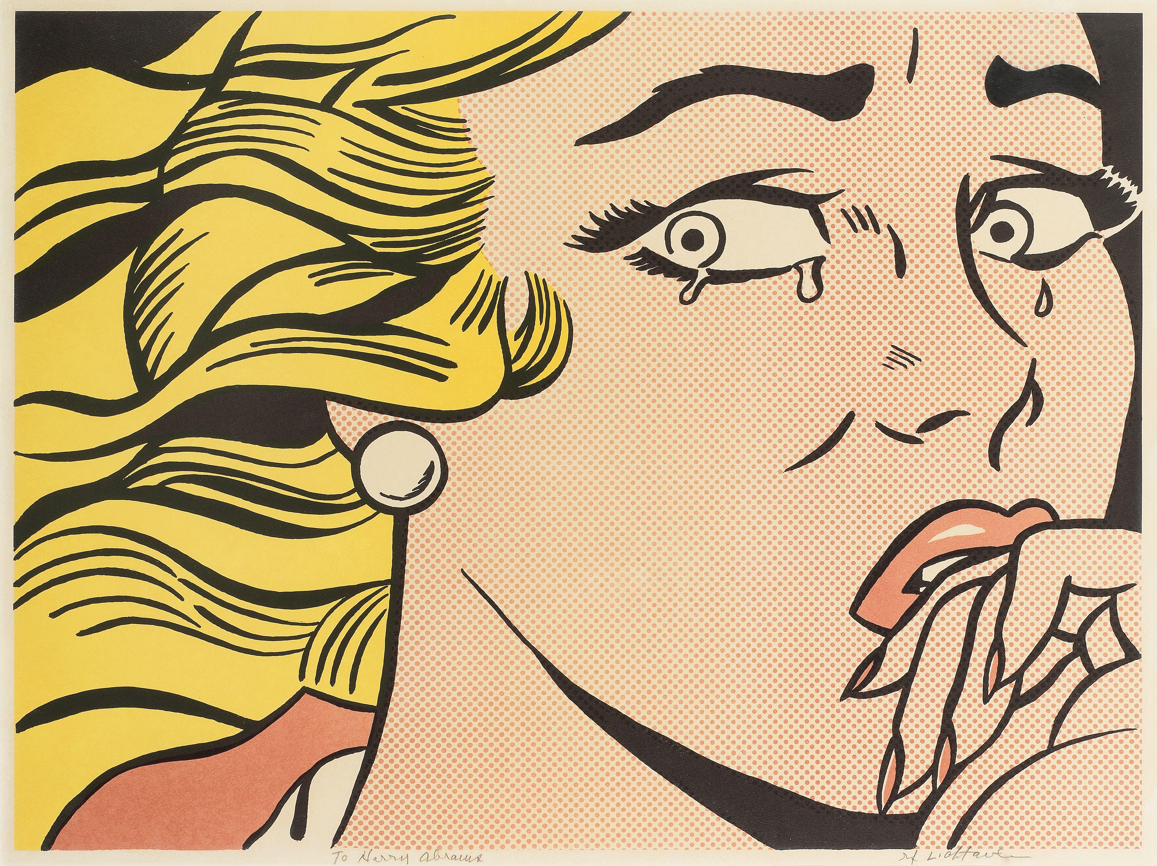 Roy Lichtenstein - Crying Girl