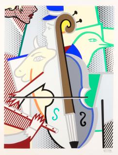 Roy Lichtenstein - Cubist Cello
