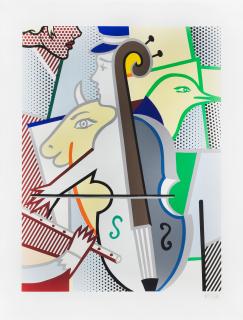 Roy Lichtenstein - Cubist Cello