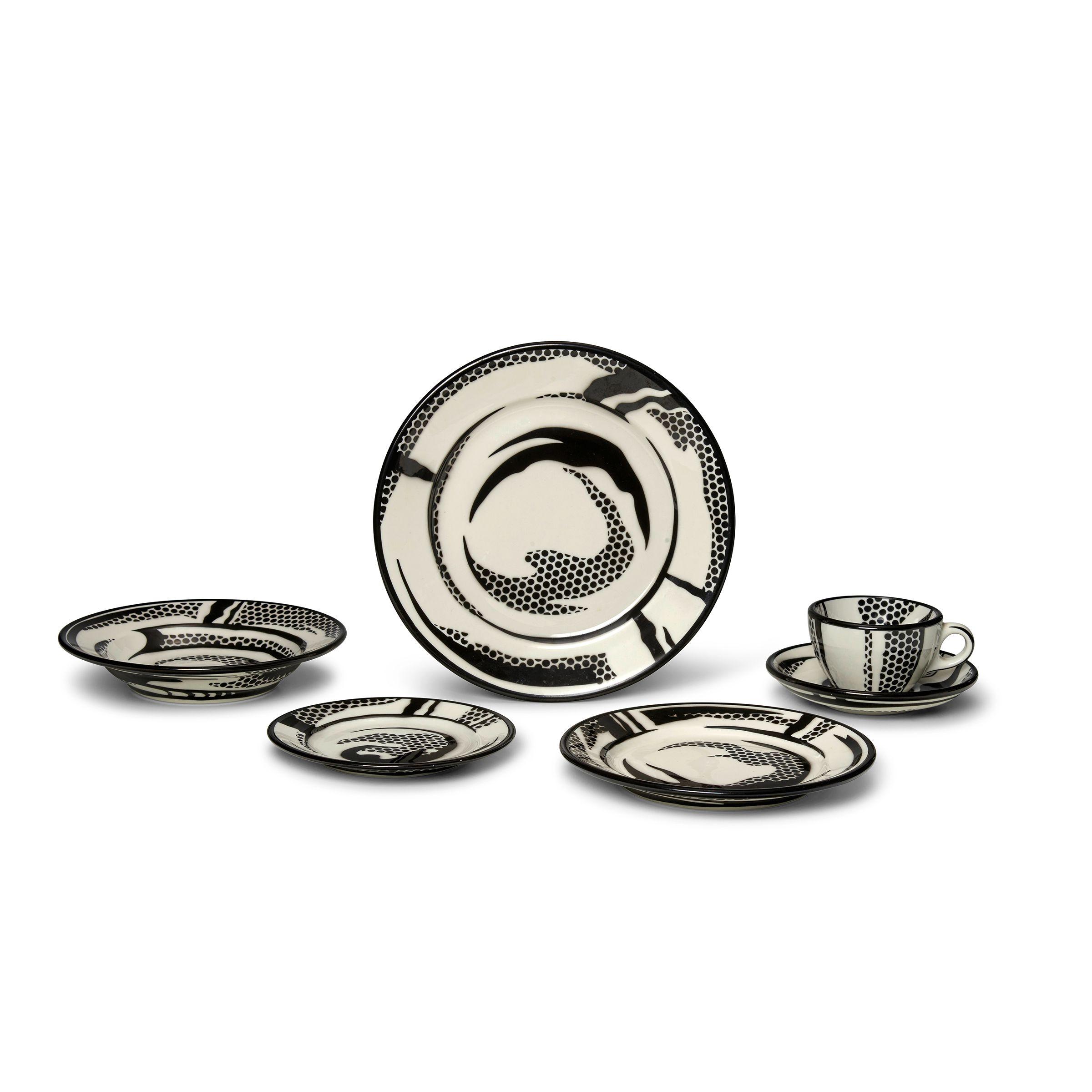 Roy Lichtenstein - Dinnerware (6 pieces)